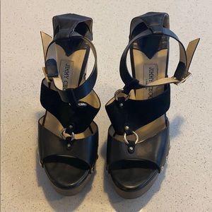 Jimmy Choo Wooden platform pump